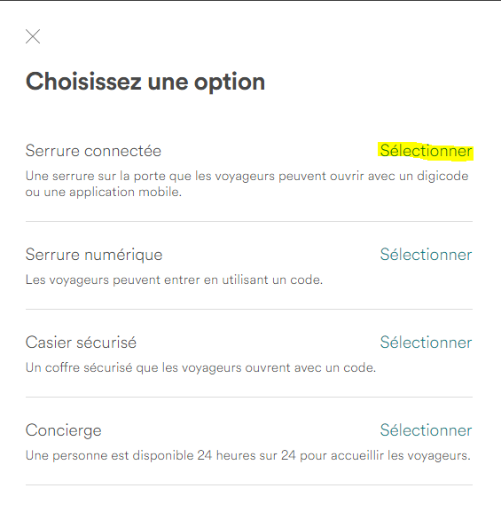 serrure connectée airbnb