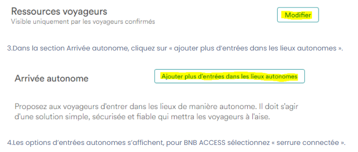 arrivée autonome sur airbnb