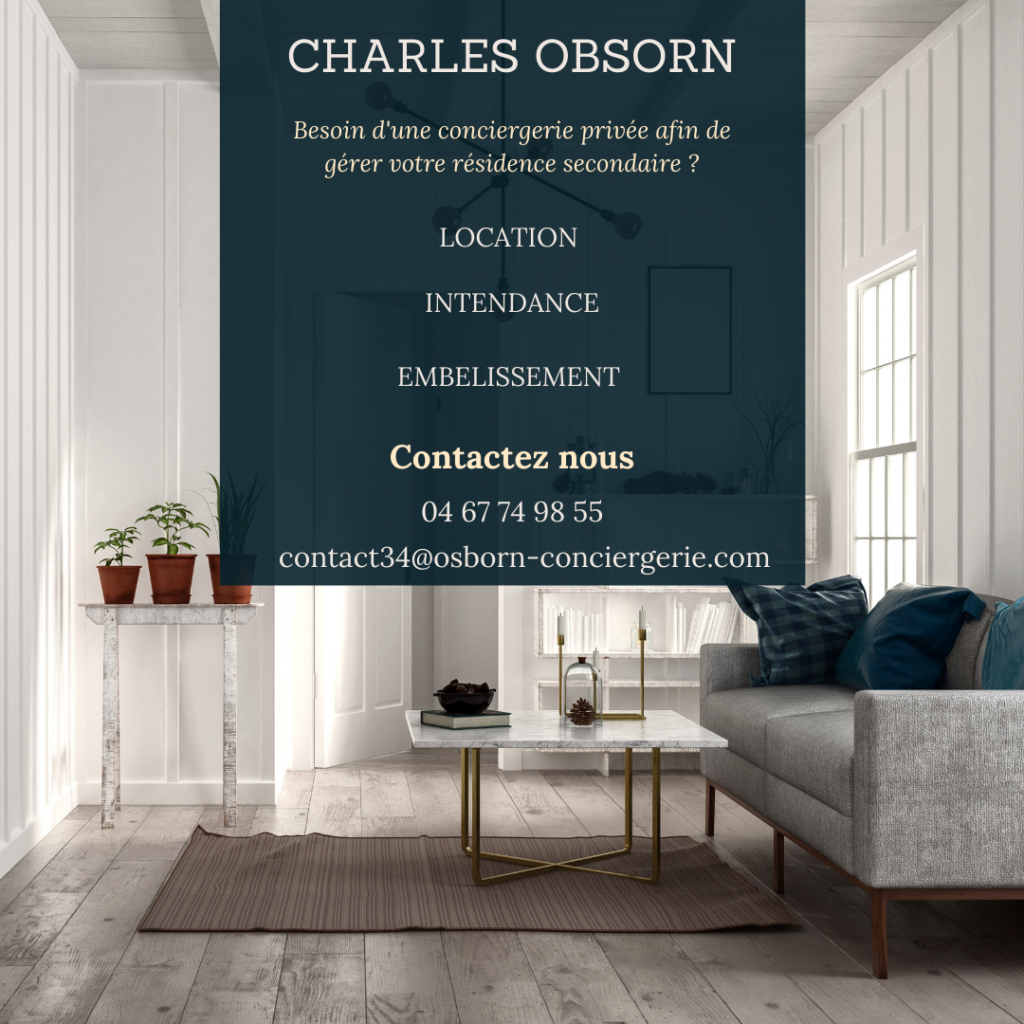 Conciergerie Charles Osborn, Service de Gestion Airbnb à Sète