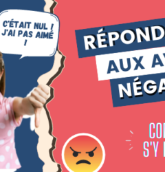 Répondre à un avis négatif