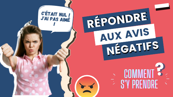 Répondre à un avis négatif