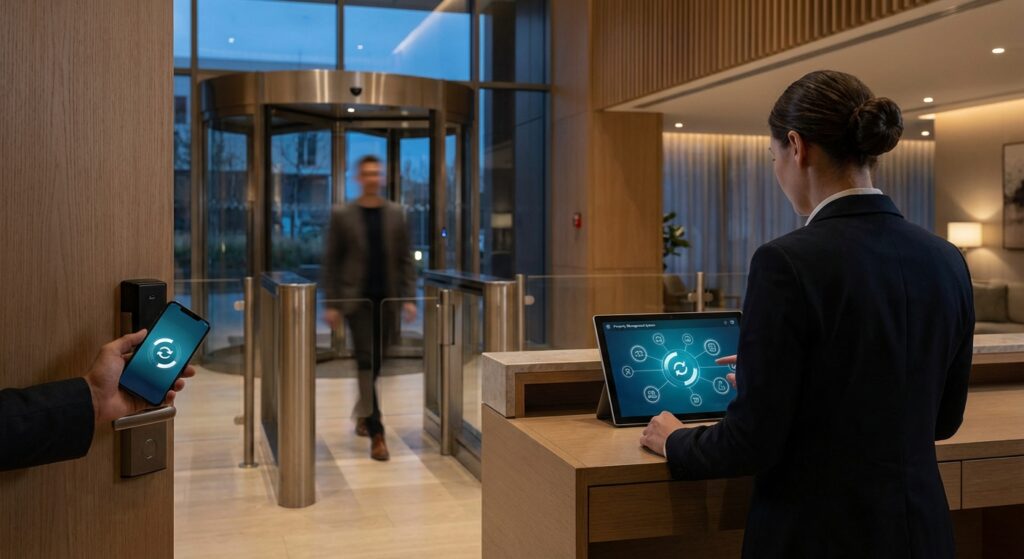 Intégration PMS & Contrôle d’Accès : Le workflow qui automatise l’accès de l’immeuble à l’appartement